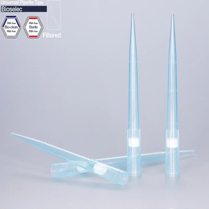 

Filter Tips low retention PP plastic Laboratory Plastic Filter Pipette Tips in bag