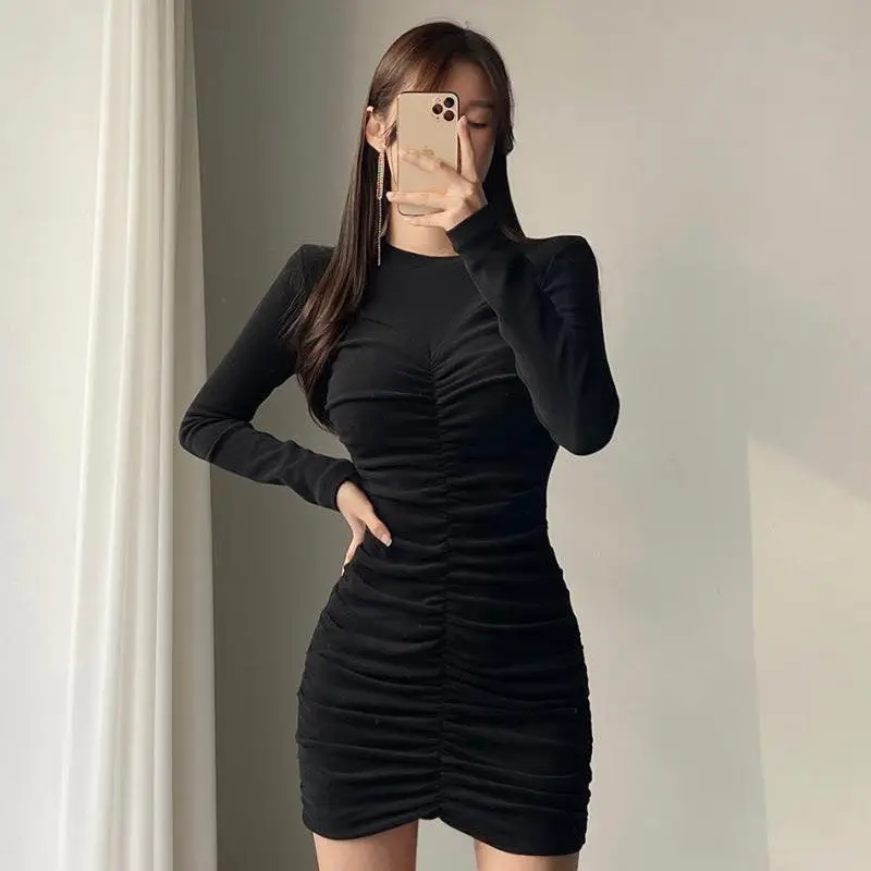 Fce forrado longo sve dr cintura baixa doce sle inverno mistura de algodão saia ortod camada base desgaste interno bodycon dr