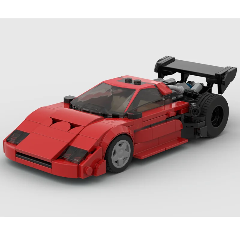 328PCSNew MOC модель автомобиля Speed Champion Super Parker спортивный автомобиль F40 DIY креативная головоломка детские строительные блоки подарок