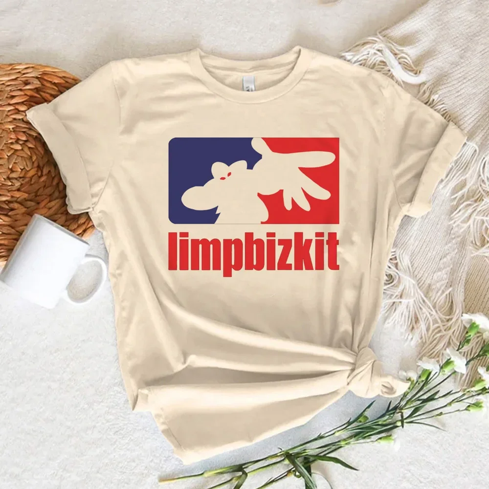 Limp Bizkit T-shirts Women Japanese T Shirt Girl Streetwear Anime Clothes  Casual Tees Breathable Hip Hop T-Shirt
