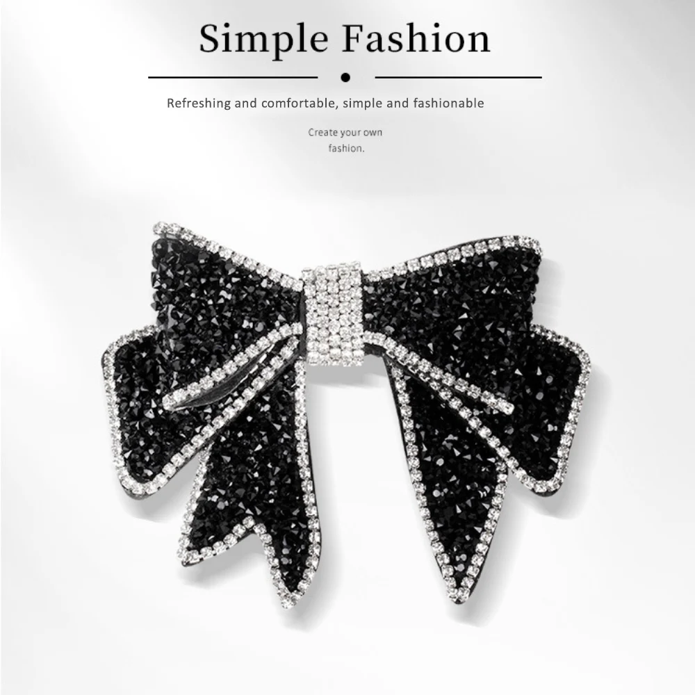 Headpiece Trendy Unique Glamorous In-demand Fancy Best-selling Sparkling Butterfly Clip Fashion Hair Accessory Versatile Stylish