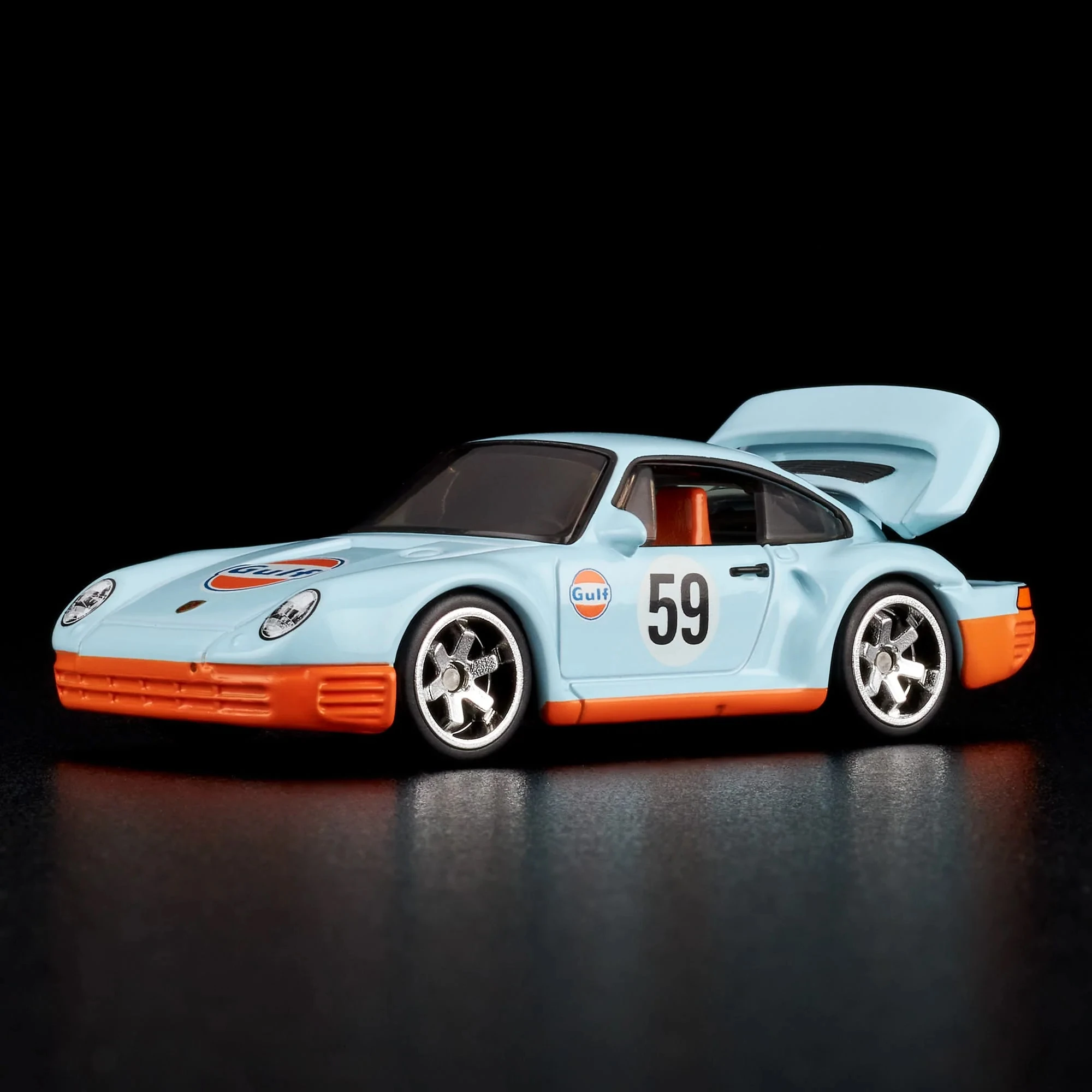 

Автомобили Hot Wheels RLC 1986 Porsche 959 1/64, литая металлическая модель игрушечного транспортного средства