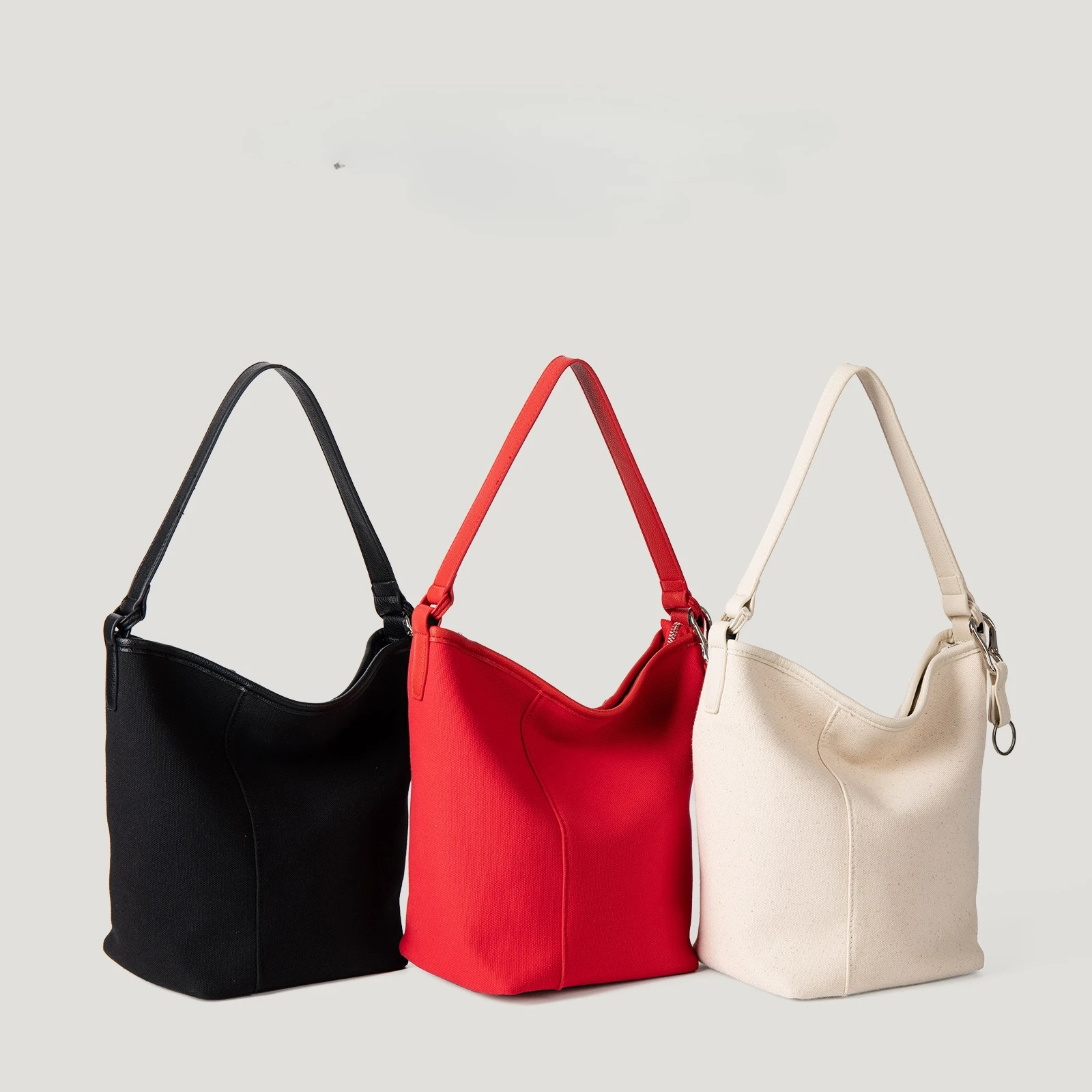 

Осенние холщовые сумки на плечо 1920, роскошные сумки-тоут большой емкости, однотонные дорожные женские сумки подмышками