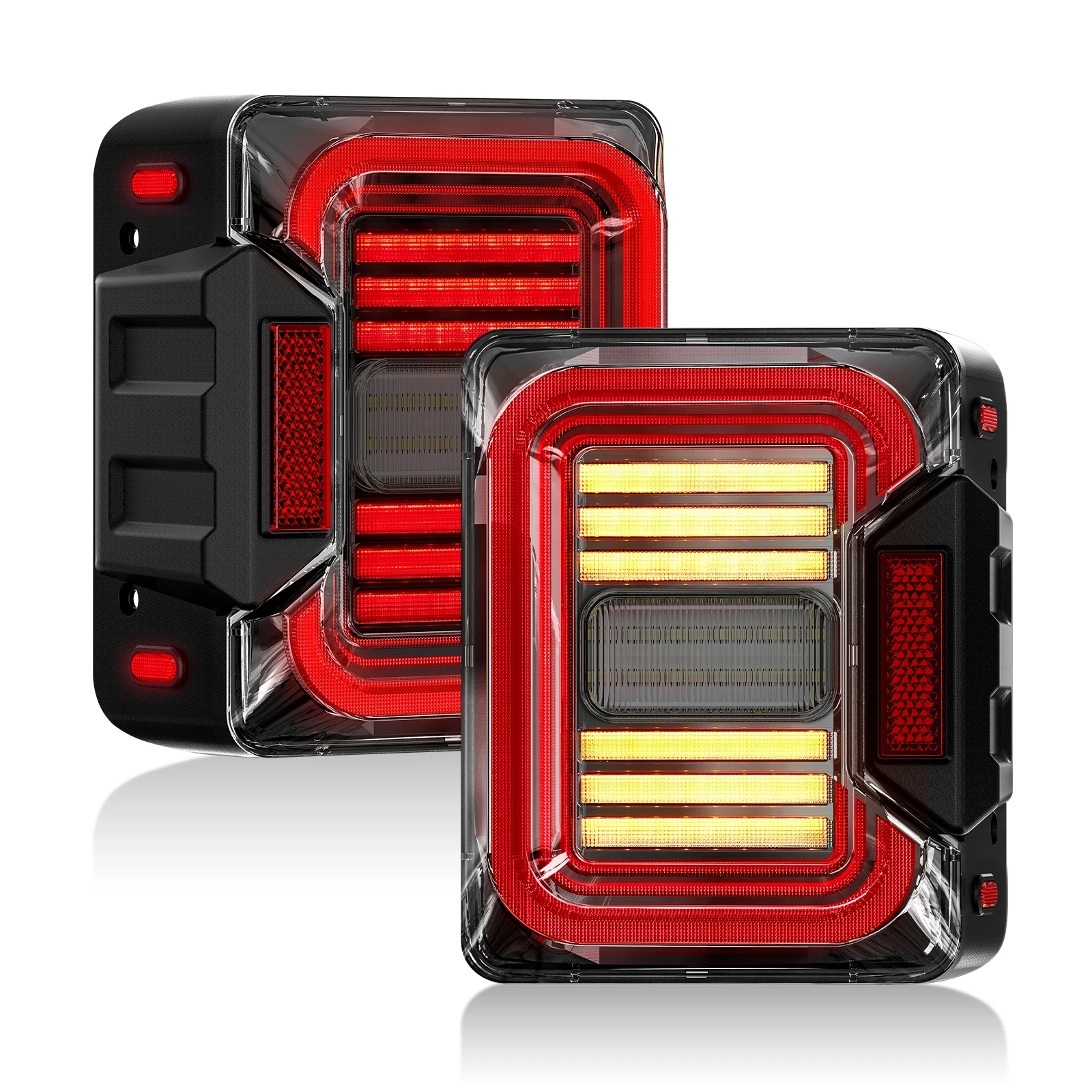 

Светодиодный задний фонарь для Mahindra Thar 2020-up дневные ходовые огни 12 В светодиодные лампы указателя поворота красный стоп-сигнал автомобильные аксессуары