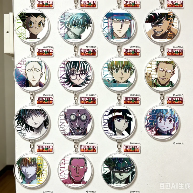Anime HUNTER×HUNTER 6cm Meruem Acrylic Stand Model Plate Keychain desk decorations Animation Periphera