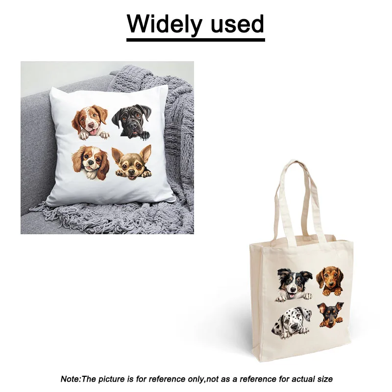 The latest design cartoon pet Iron on transfer for Children clothing Caring animals dtf transfers ready to press Heat Transfer P