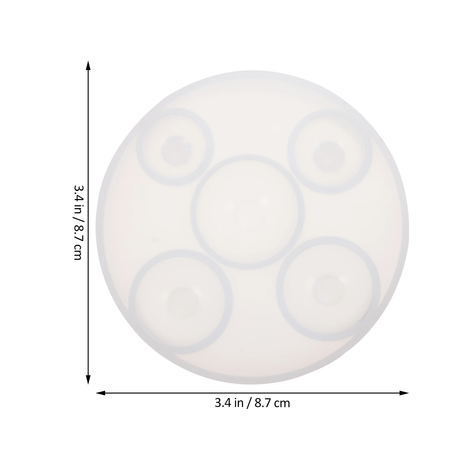 

5pcs Epoxy Silicone Mold Gemstone Art Molds Jewelry Silicone Epoxy Mould DIY Casting Mold Reusable Eco Friendly