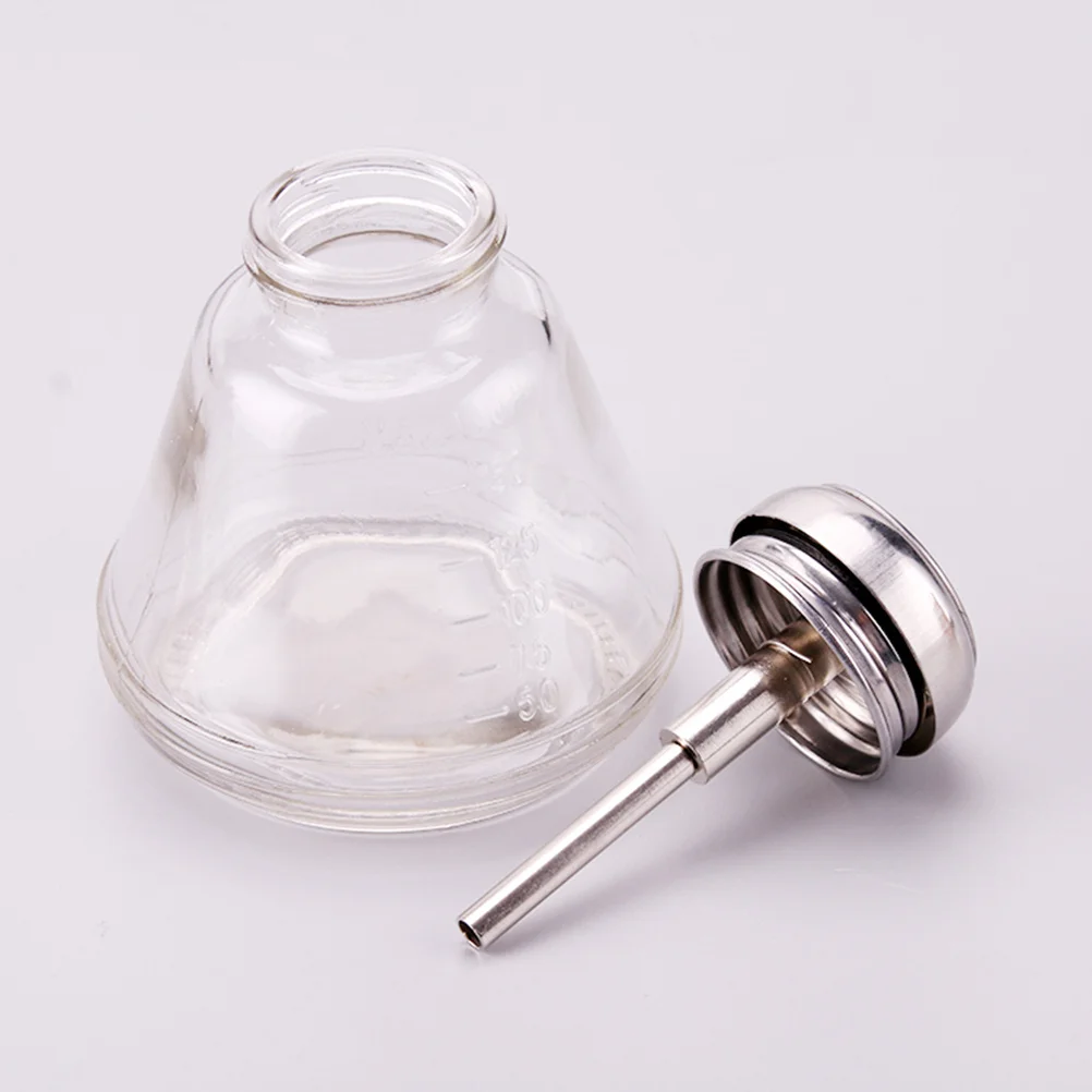 

1Pcs Nail Polish Remover Bottle Durable Lockable Design 180ml Pumping Dispenser Portable Nail Liquid Storage Bottle