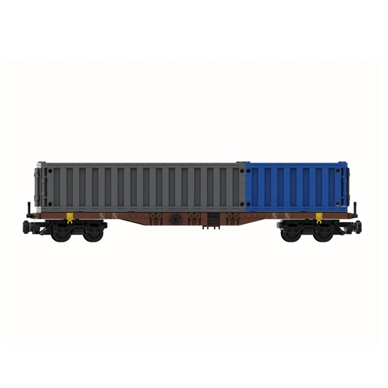 MOC City Train Series Containerwagon \