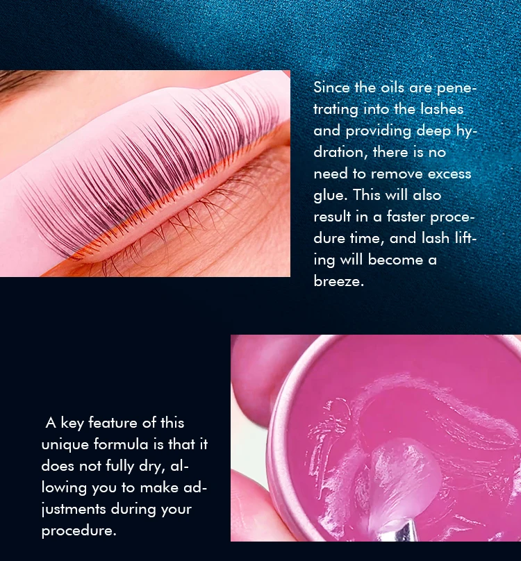 Gollee Wimpernlifting-Set Augenbrauen-Laminierung Wimpernzange Wimpern-Perm-Set Schnelle Fixierung Bunte Wimpern Lifting-Kleber Balsam Mehr Haftkraft – Detail 12