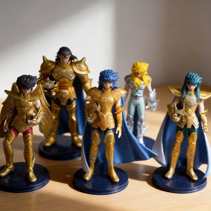 

Набор фигурок Золотых Святов 2-го поколения Saint Seiya, 12 см, 5 шт., коллекционная модель, украшение, подарок
