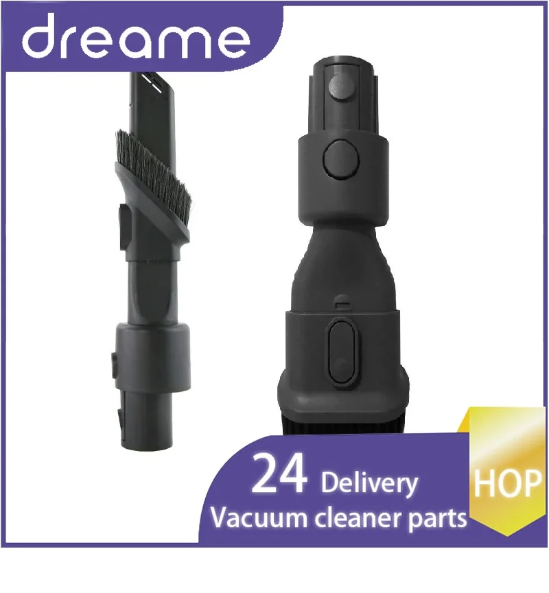 For Dreame tool brush parts, two-in-one flat suction brush for Dreame V10 V11 V12 T20 T30 narrow slit suction accessories