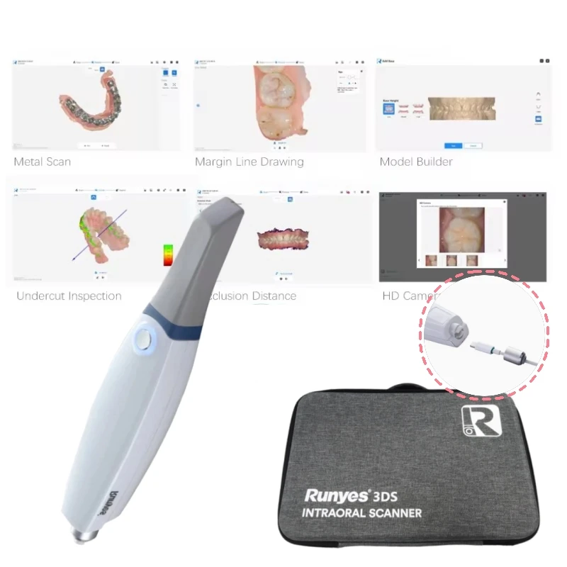 Dental Version 3.0 Pro Intraoral 3D Scanner 3D with Free Software CAD CMD Orthodontic Restoration CE ISO Approved