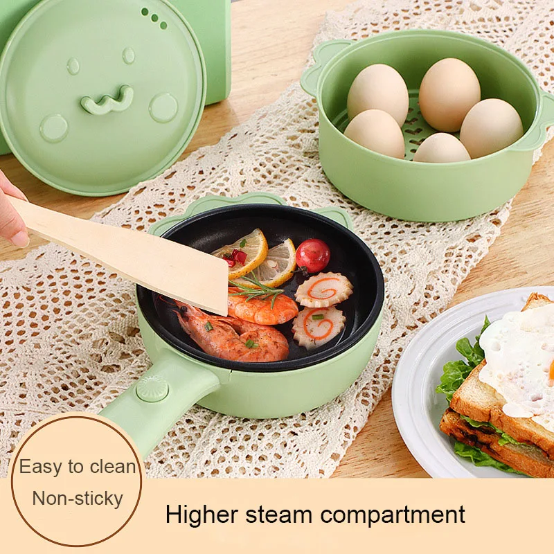 DMWD-máquina de desayuno multifuncional, sartén antiadherente, freidora de tortillas, vaporizador de huevos, máquina para carne, cocina de alimentos de 220V