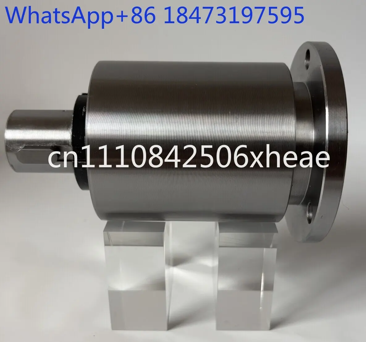 

Small Lathe Spindle High Strength Lathe Head Assembly With Flange Without Chuck Woodworking Lathe Spindle
