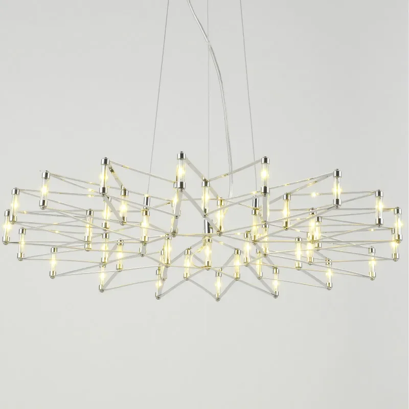 2025 Modern Firefly Starry Sky Line Pendant Lamp For Living Room Restaurant Chandelier Interior Lighting Hanging Fixture