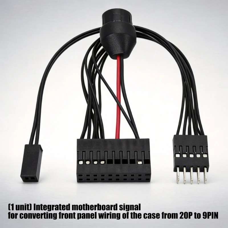 20P To 9PIN Front Panel Adapter Jumper Cable For Motherboards And Small Case
