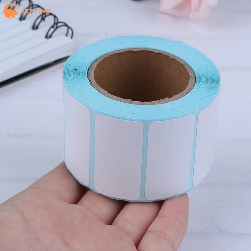 700Pcs/Roll 20*10/30*20/40*20mm White Adhesive Waterproof Thermal Label Sticker Supermarket Price Blank Label Direct Print Paper