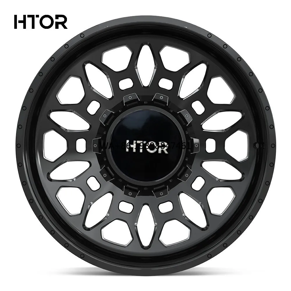 

HTOR 20x10 20x12 22x10 22x12 24x14 8x165.1 8x170 H Spoke Forged Off Road Pickup Truck Wheels for