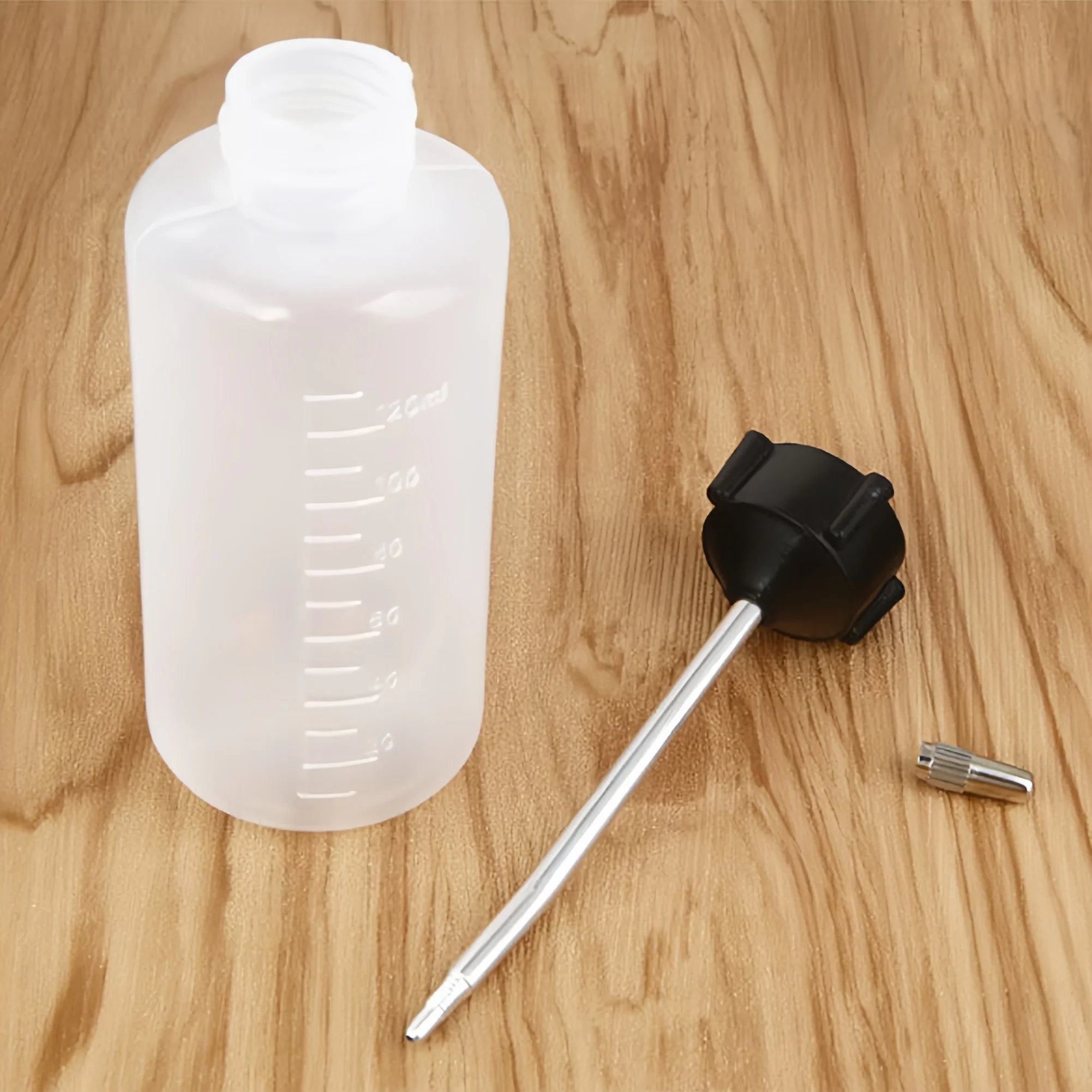 Iron Head Plastic Oiler Refueling Machine Tool Beak Empty Oil Bottle Oiler 120 ML Long Mouth Plastic Oiler