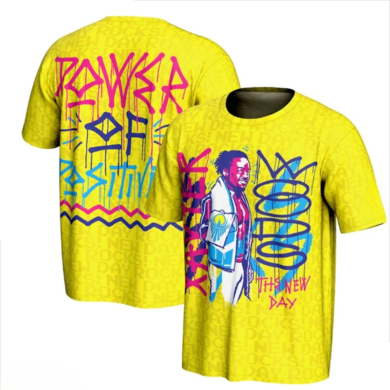 Xavier Woods Merch Tee Unisex T-shirt Men Short Sleeve Tee Causal Tops Clothes Female Y2K Tops