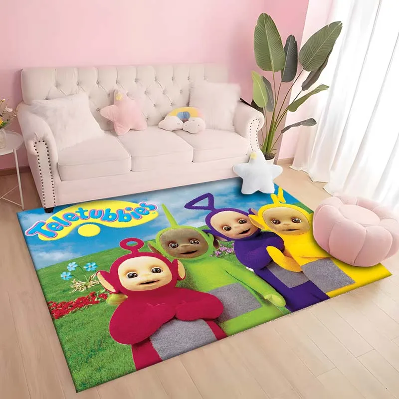 Teletubbies Printed Mat Kids Room Area Rugs Carpet for Boy Girl Cartoon  Woody Floor Mat Decor Mat with Non Slip Rug Carpet Gift