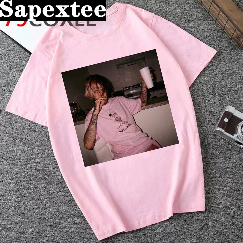 Lil Peep clothes t-shirt male ulzzang tumblr japanese harajuku kawaii couple clothes clothes couple clothes