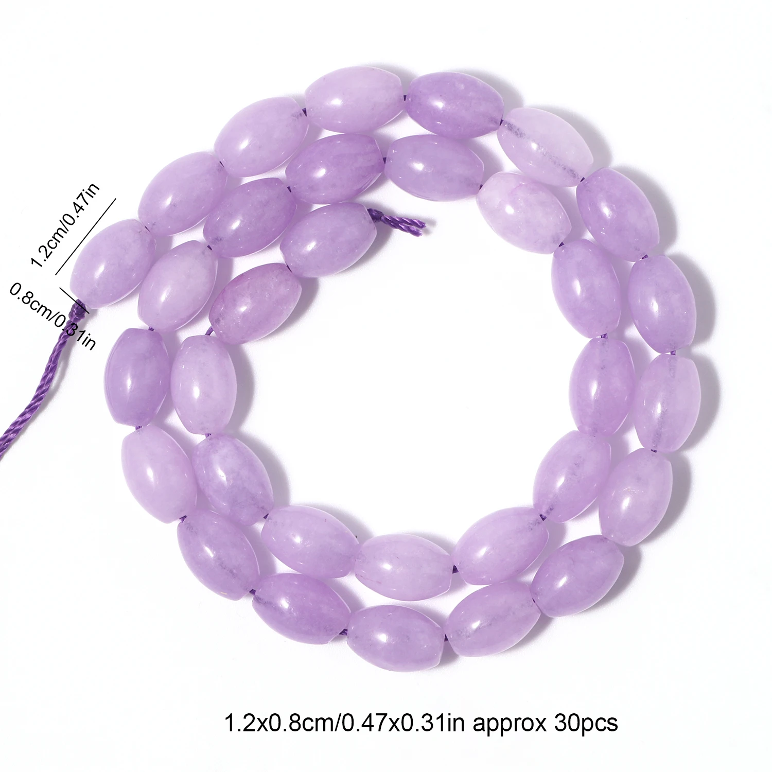 8X12Mm Ovale Vorm Jade Kralen Rijst Toermalijn Amazoniet Morganiet Steen Losse Kralen Voor Sieraden Maken Diy Bedels Armband