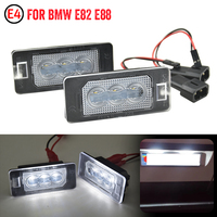 2pcs License Number Plate Light For BMW E82 E88 F22 F45 E46 M3 E90 4D LCI E91 5D E92 E93 F30 F31 F36 F33 Cabrio 2013