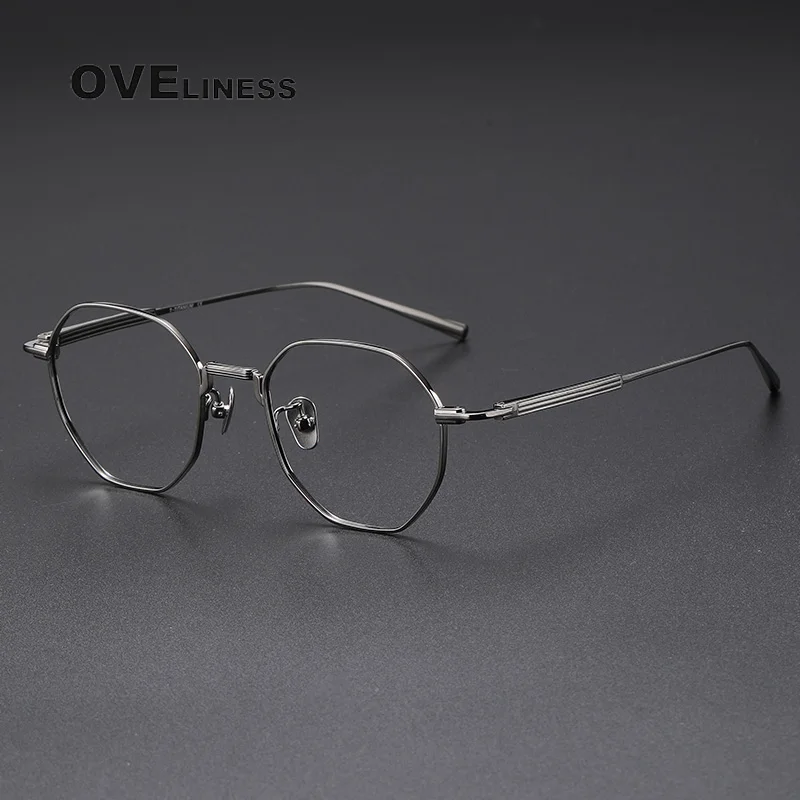 Pure Titanium optical lenses Glasses Frame men Women Trendy male female myopia Prescription Eyeglasses frames Eyewear Spectacles