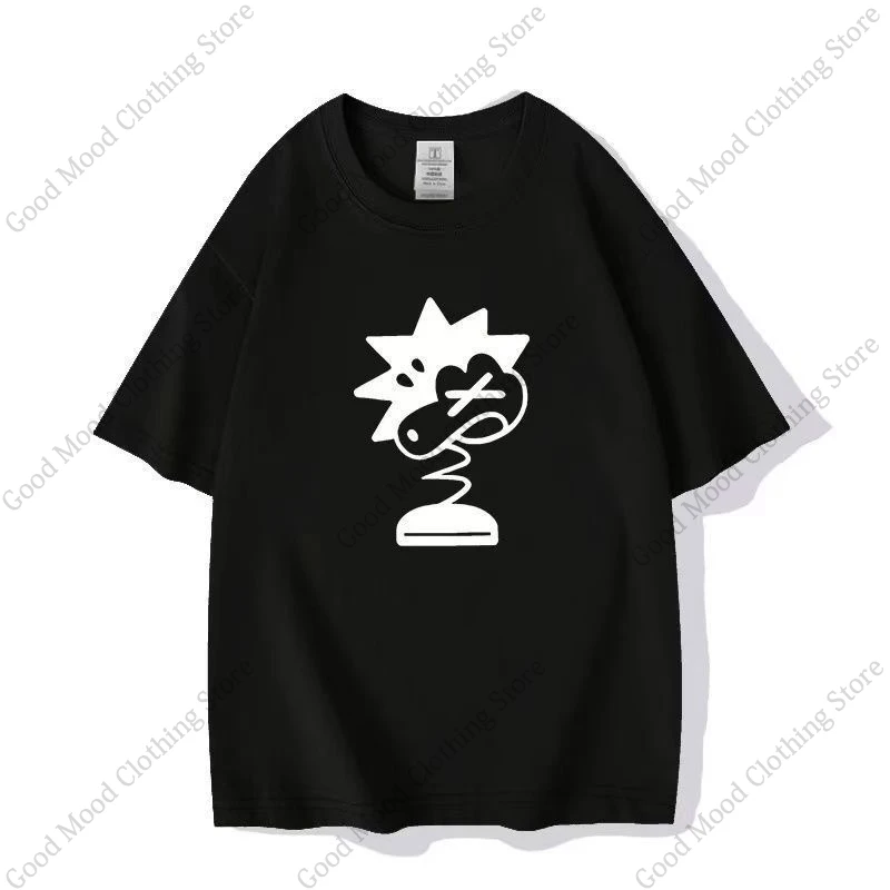 Anime The Legend Of LUOXIAOHEI T Shirt Luo Xiaohei Same Flame Print T-shirt Men Women Comfortable Cotton Short Sleeve Tee Tops