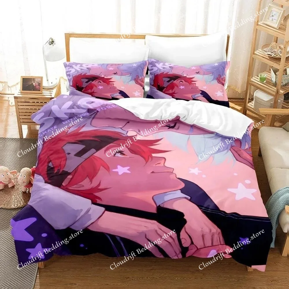 Fashion 3D Print Anime Sk8 The Infinity Bedding Set Single Twin Full Queen King Size Bed Set Adult Kid Bedroom Duvet cover Sets