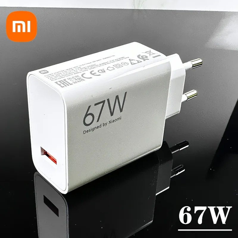 Original Xiaomi 67W Charger Turbo Fast Charge EU Adapter Usb Type C Cable For Redmi Note 13 Pro Mi 13 Lite K60 K60E K50 CIVI 3 2