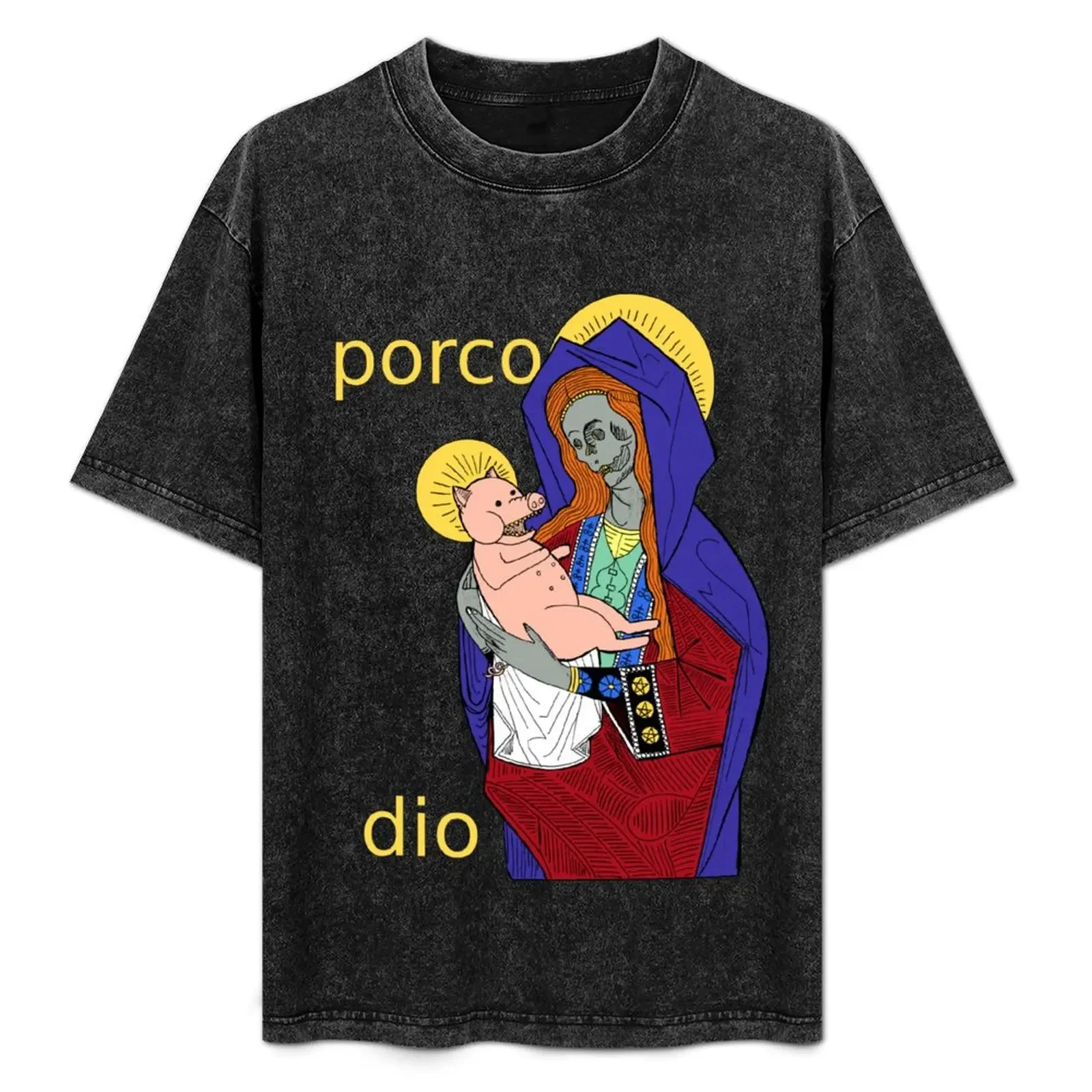 

Porco Dio 2 T-Shirt Plus Size Gym Sports T-Shirt