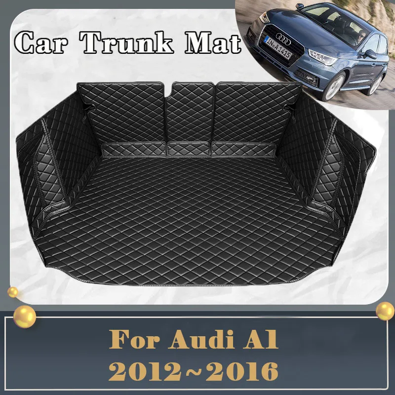 

Car Trunk Mat For Audi A1 8X 2012~2016 Dirt-resistant Fully Surrounded Trunk Mat Rear Cargo Tray Car Accessories 2013 2014 2015