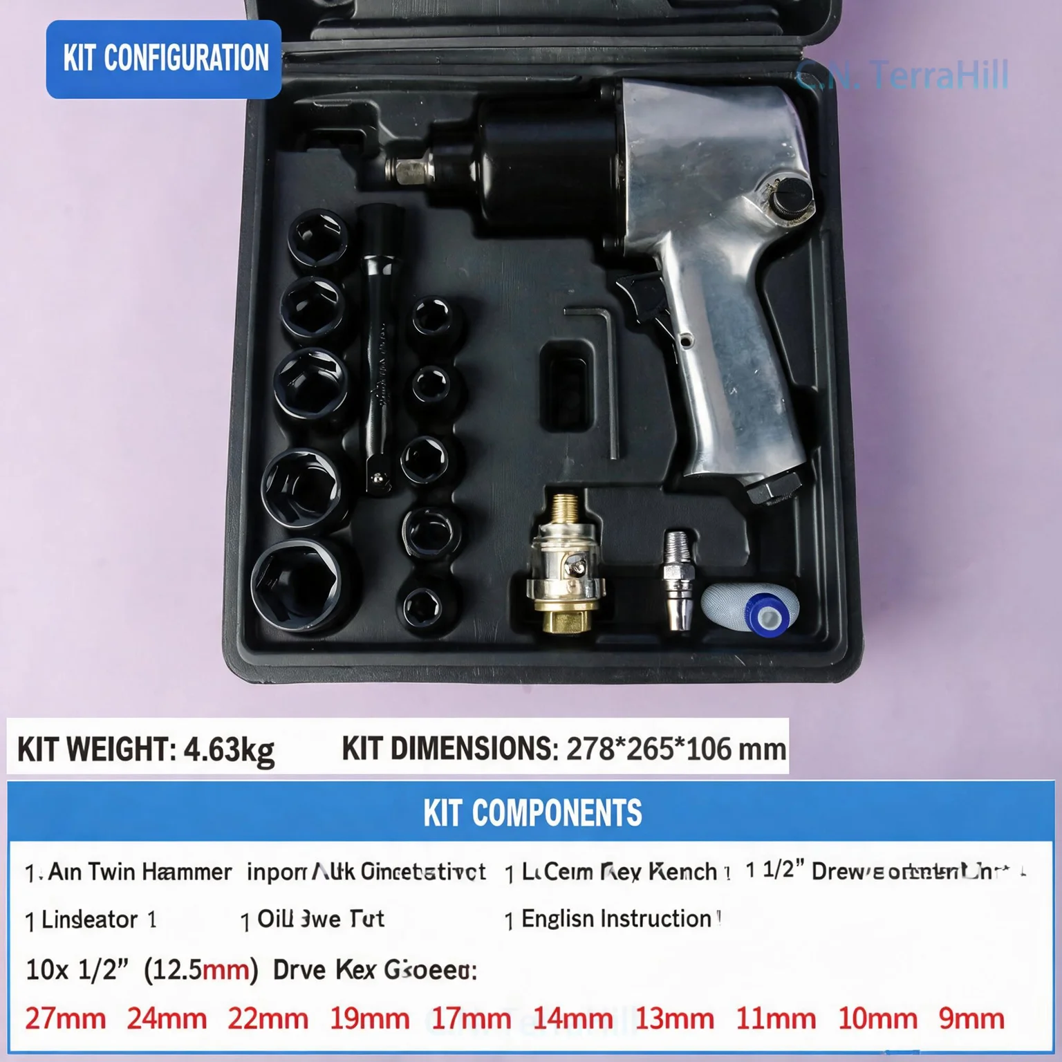 Klucz udarowy pneumatyczny 1/2 – Air Impact Wrench 1/2 Twin Hammer recenzja i cena