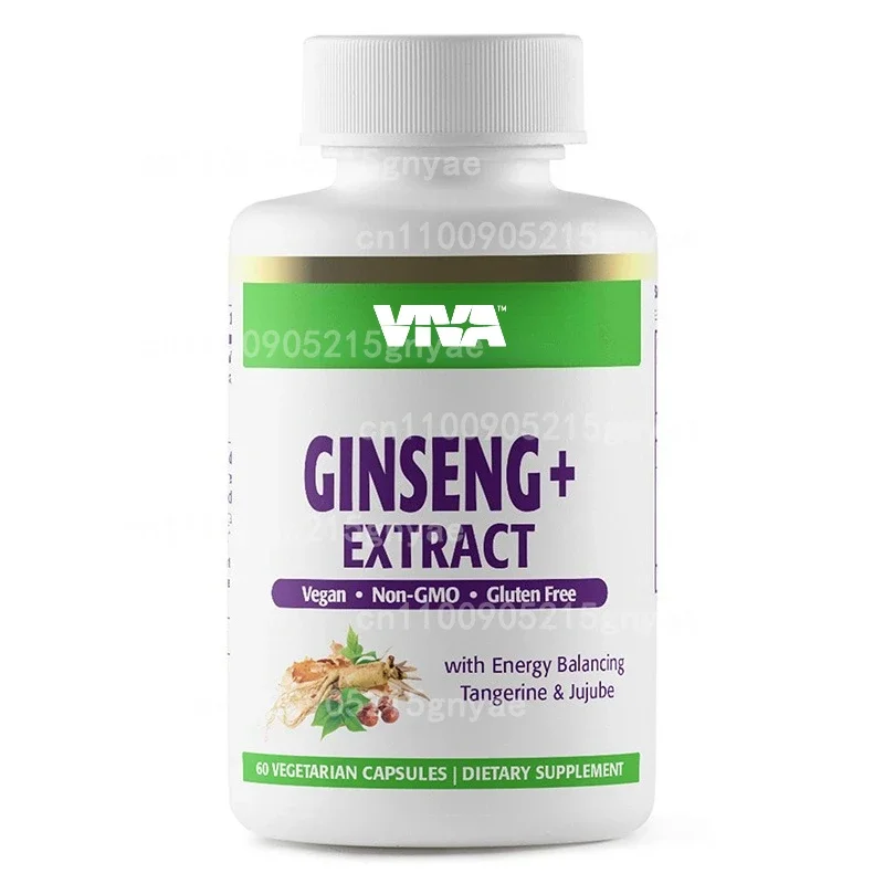 

Red Ginseng Fermentation Extract 10:1 - 13% Ginsenosides, 60 Capsules