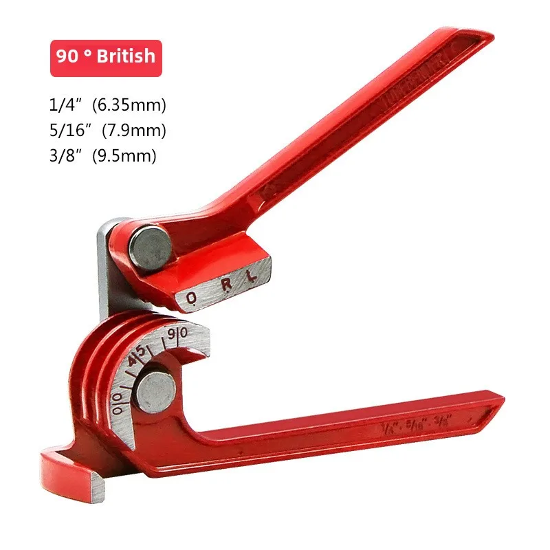for Copper, Brass, Aluminum and Thin Steel PipesTube Bender, Pipe Bender, 3-IN-1, 1/4