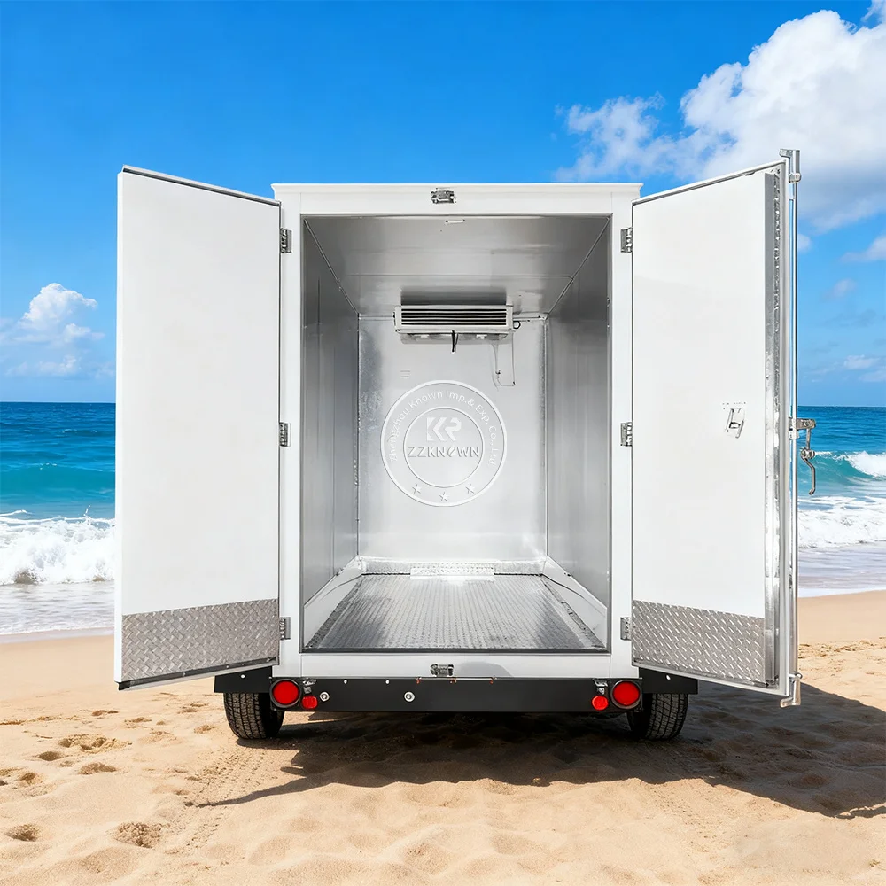 Customized Mobile Freezer Frozen Food Cold Room Refrigerated Delivery Truck Refrigerated Truck Trailer for Frozen Food