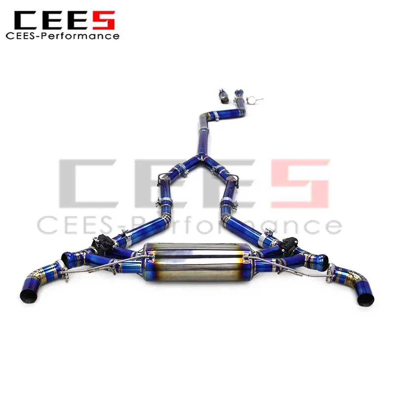 CEES Catback Exhaust System for BMW X5 X6 B58 G05 G06 3.0T 2019-2023 Titanium  Sport Valvetronic Exhaust Mufflers Accessories