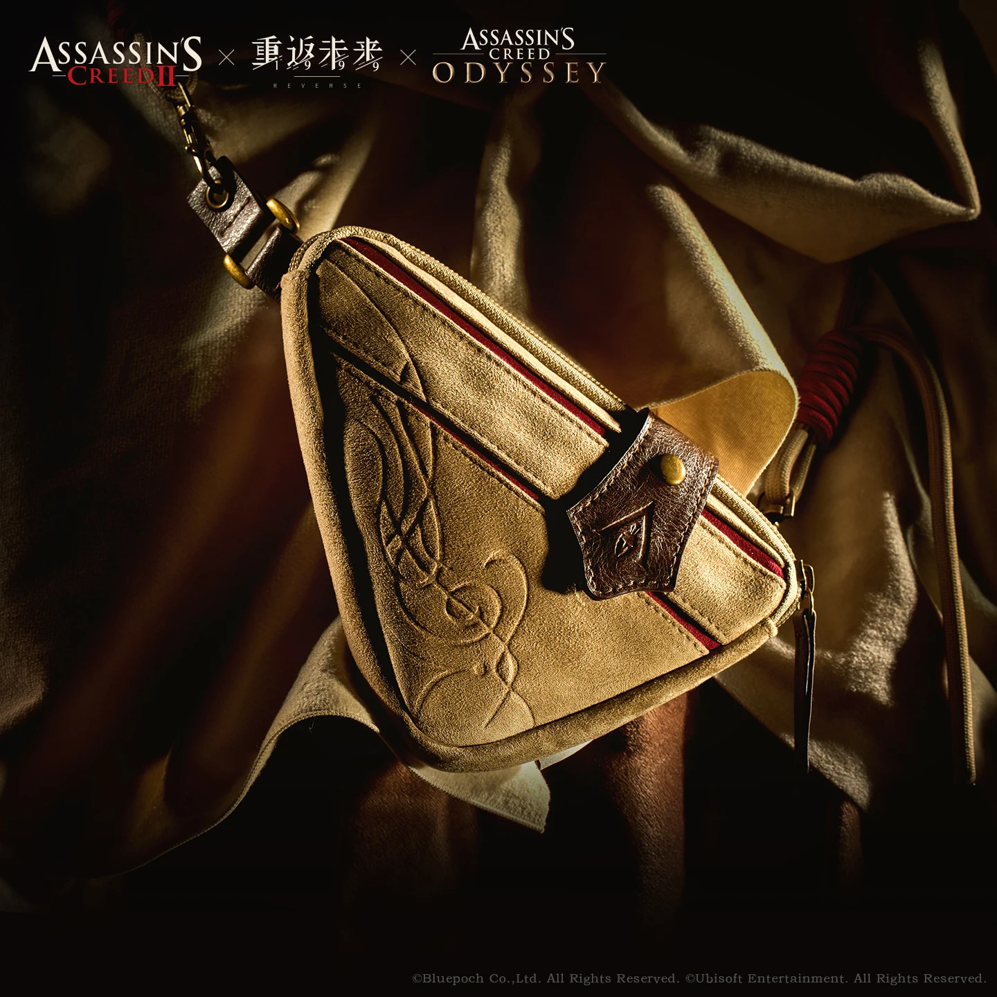 عكس: 1999 قاتل العقيدة مرتبطة حقيبة صدر للرجال Ezio Kassandra الانطباع حقيبة كروس صغيرة تأثيري الدعائم #3