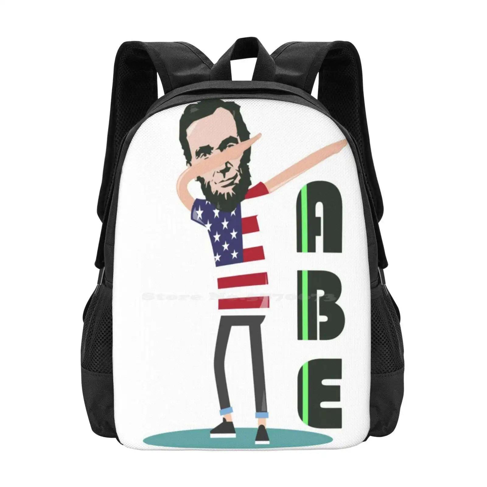 

Рюкзак Abe Lincoln Dabbing Cool Dab Design для студентов, школьная дорожная сумка для ноутбука Lincoln Dabbing Cool Abe