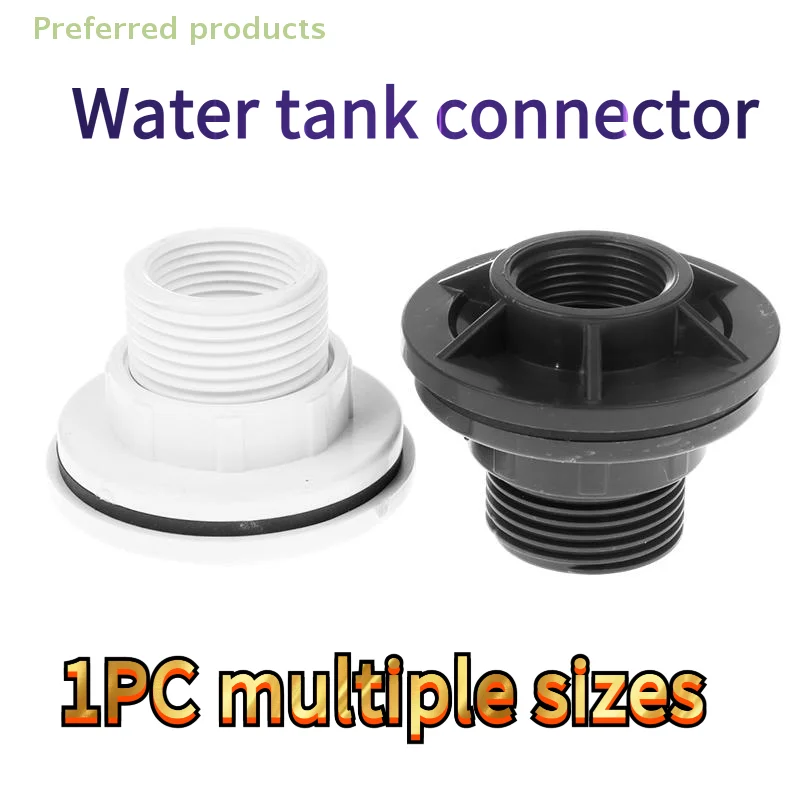 

1 шт. соединители резервуара для воды из ПВХ, двойная внутренняя резьба, 1/2, 3/4, 1 дюйм для орошения сада