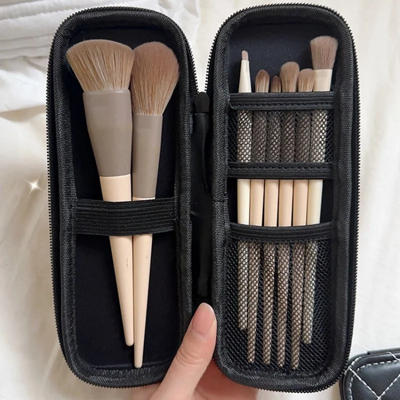 Make Up Women\'s Cosmetic Makeup Bag Brush Case Cosmetics Portable Waterproof Zipper Travel Cosmetiquera Organizer Aesthetic Bags