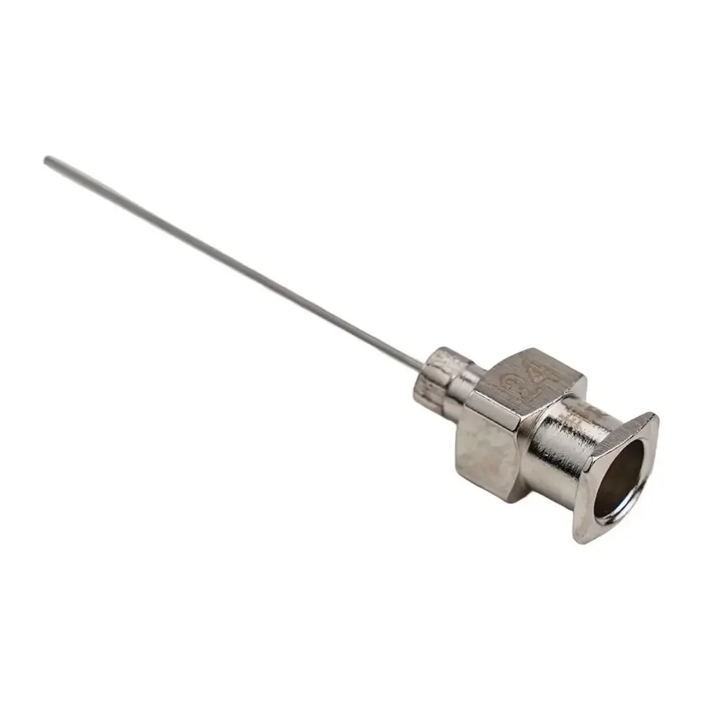 12Pcs Stainless Steel Dispensing Machine Needle Blunt Tip Metal Industrial Glue Injection Needle 8G-30G Fluids 25mm