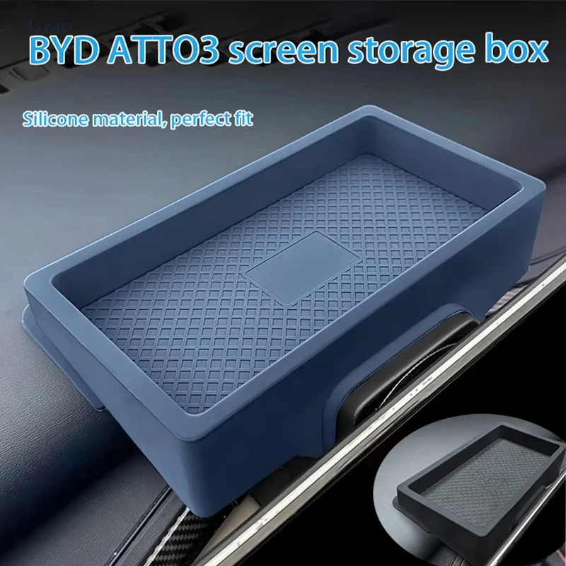 For BYD ATTO 3 central control screen. Rear storage box Dashboard storage box, navigation screen, BYD Yuan PLUS