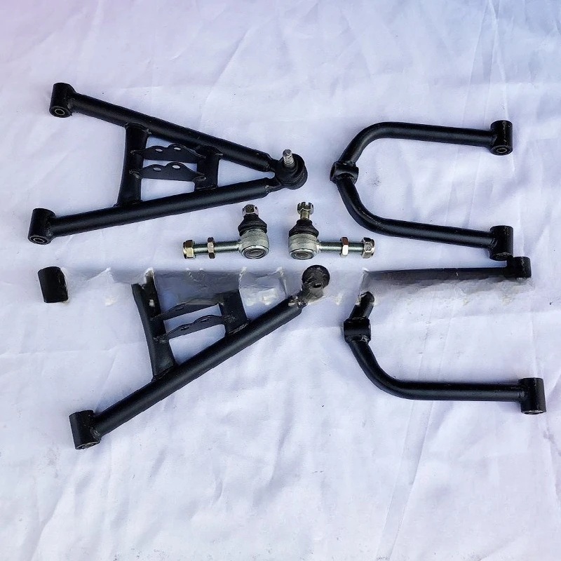 Self-made four-wheeled big bull beach car accessories, modified front suspension up and down rocker arm ball head, swing