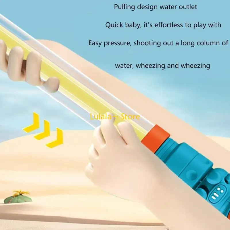 Y4QA Manual Water Guns Children Summer Toy Outdoor Large Capacity Playing Toy