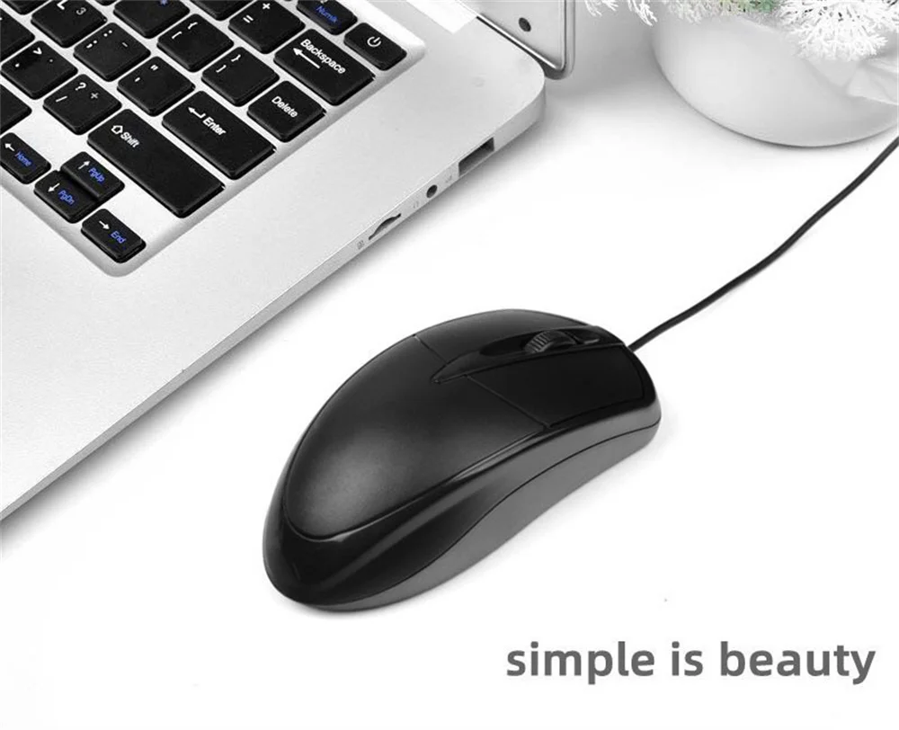 USB Wired Optical Computer Mouse 6