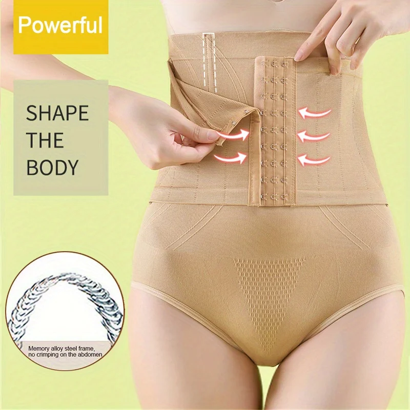 1 قطعة النساء عالية الخصر تشكيل ملخصات مشبك تعديل محدد شكل الجسم ملابس داخلية للتنحيل بعقب رافع تحكم بانتي ملابس داخلية بانت